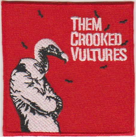 Them Crooked Vultures stoffen opstrijk patch