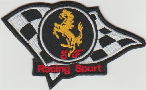 Ferrari Racing Sport stoffen opstrijk patch