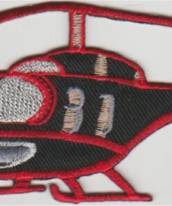 Hélicoptère Applique Fer Sur Patch