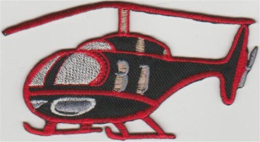 Hélicoptère Applique Fer Sur Patch