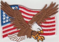 USA vlag Eagle stoffen opstrijk patch