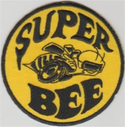 Dodge Super Bee stoffen opstrijk patch
