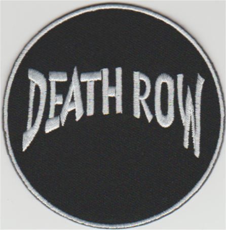 Écusson thermocollant Death Row Records