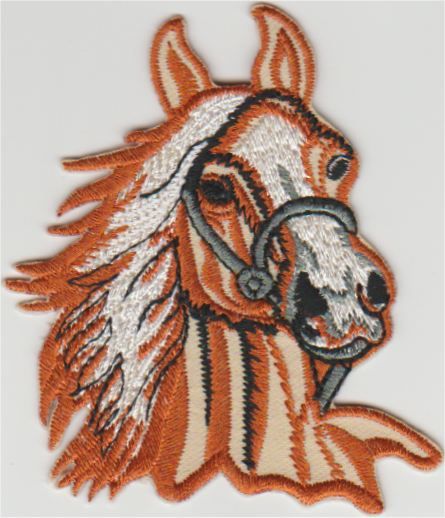 Cheval Applique Fer Sur Patch