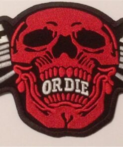 Live Free Or Die stoffen opstrijk patch