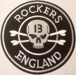 Rockers England 13 stoffen Opstrijk patch