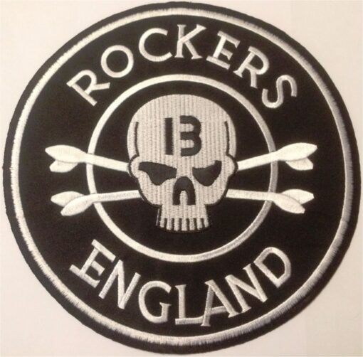 Rockers Angleterre 13 Applique fer sur Patch