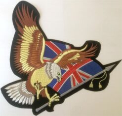 Eagle Union Jack Applikation zum Aufbügeln
