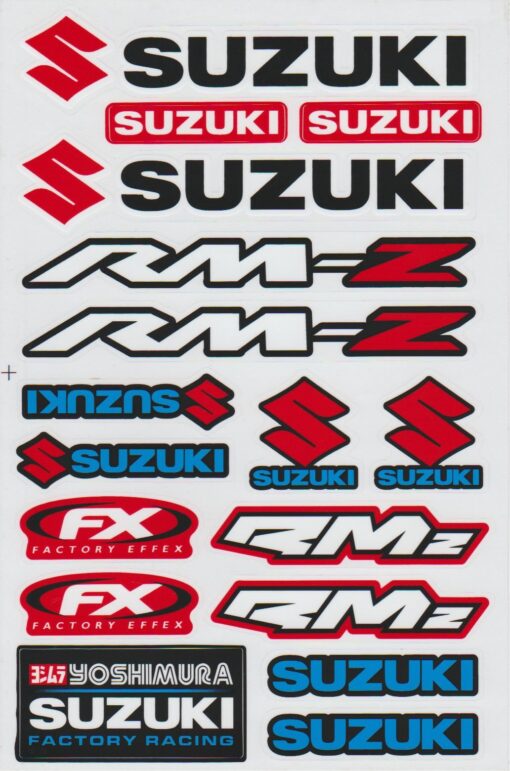 Suzuki Factory Effex stickervel