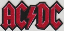 ACDC stoffen opstrijk patch