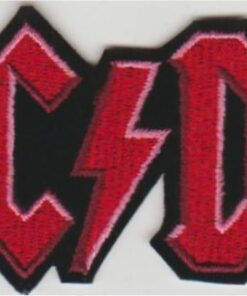 ACDC stoffen opstrijk patch