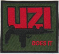 UZI Does It stoffen opstrijk patch