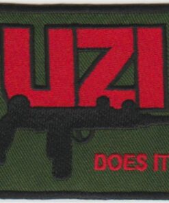 UZI Does It Stoff-Aufnäher zum Aufbügeln