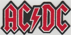 ACDC stoffen opstrijk patch