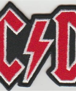 ACDC stoffen opstrijk patch