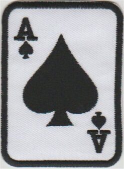 Cartes Ace Applique Fer Sur Patch