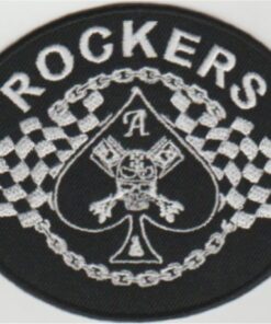 Rockers stoffen opstrijk patch