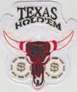 Texas Hold 'em Poker stoffen opstrijk patch