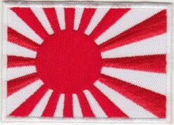 Aufnäher mit japanischer Kamikaze-Flagge zum Aufbügeln