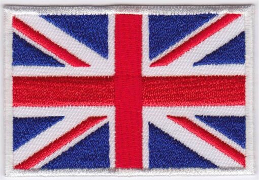 Patch thermocollant avec applique drapeau Union Jack