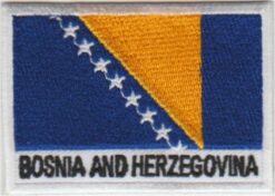 Aufnäher mit Flagge von Bosnien und Herzegowina zum Aufbügeln