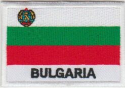 Aufnäher mit bulgarischer Flagge zum Aufbügeln