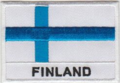 Aufnäher mit Finnland-Flagge zum Aufbügeln