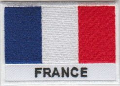 Frankrijk vlag stoffen opstrijk patch