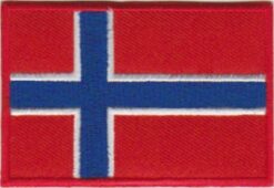 Norwegen-Flaggen-Applikation zum Aufbügeln