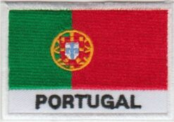 Portugal vlag stoffen opstrijk patch