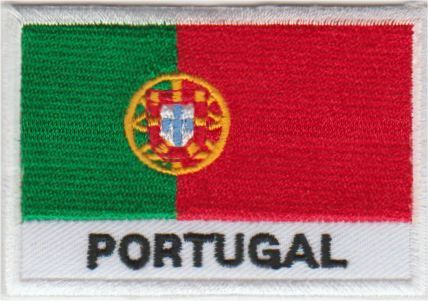 Aufnäher mit Portugal-Flagge zum Aufbügeln