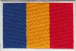 RoemeniÃ« vlag stoffen opstrijk patch