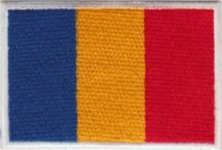 Patch thermocollant avec applique drapeau Roumanie