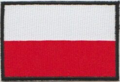 Aufnäher mit polnischer Flagge zum Aufbügeln