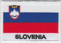 SloveniÃ« vlag stoffen opstrijk patch