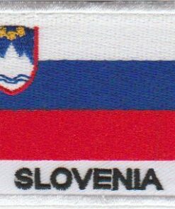 SloveniÃ« vlag stoffen opstrijk patch