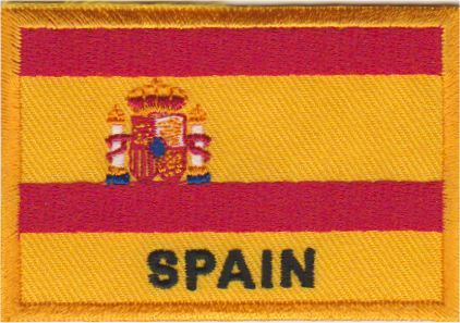 Patch thermocollant applique drapeau Espagne