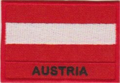 Aufnäher mit Österreich-Flagge zum Aufbügeln