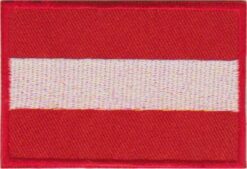Aufnäher mit Österreich-Flagge zum Aufbügeln