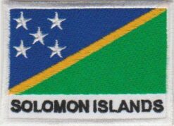Aufnäher mit Flagge der Salomonen zum Aufbügeln