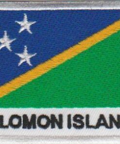 Patch thermocollant avec applique drapeau des îles Salomon