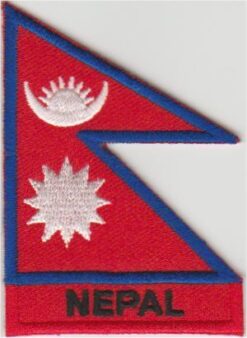 Patch thermocollant drapeau népalais
