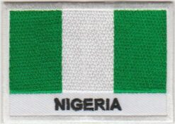 Nigeria vlag stoffen opstrijk patch