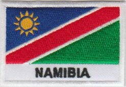 Nambie vlag stoffen opstrijk patch