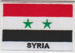 Syrie vlag stoffen opstrijk patch