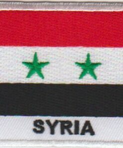 Syrie vlag stoffen opstrijk patch