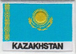 Kazachstan vlag stoffen opstrijk patch