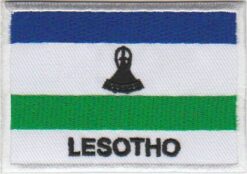 Aufnäher mit Lesotho-Flagge zum Aufbügeln