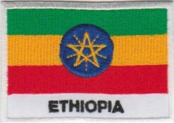 Äthiopien-Flaggen-Applikation zum Aufbügeln