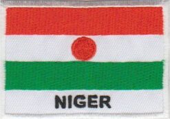 Niger vlag stoffen opstrijk patch